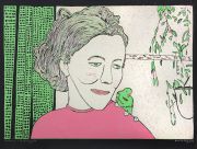 Madame mit Micky, 42 x 60 cm, 2013